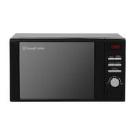 russell hobbs 20 litre black digital microwave