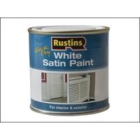 Rustins White Satin Paint 250ml