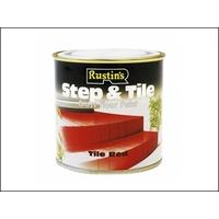 Rustins Step & Tile Paint Gloss Red 1 Litre