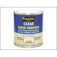 rustins polyurethane varnish satin clear 250 ml