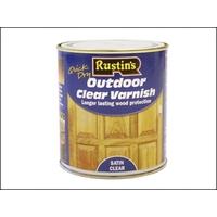 rustins exterior varnish satin 500 ml