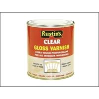 Rustins Polyurethane Varnish Gloss Clear 1 Litre