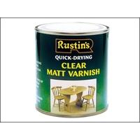 Rustins Quick Dry Varnish Matt Clear 1 Litre
