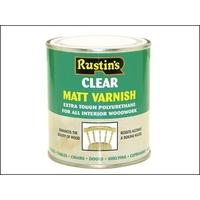 rustins polyurethane varnish matt clear 250 ml