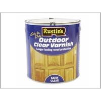 Rustins Exterior Varnish Satin 2.5 Litre