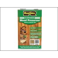 Rustins Advanced Wood Preserver Mid Brown 5 Litre RUSAWPMB5L