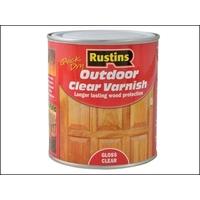 Rustins Exterior Varnish Clear Gloss 500ml