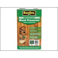 rustins advanced wood preserver green 5 litre rusawpgr5l