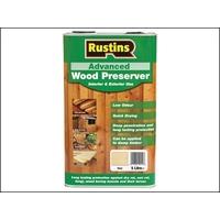 rustins advanced wood preserver clear 5 litre rusawpcl5l