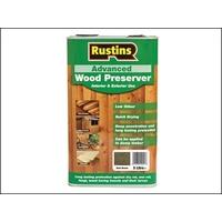 Rustins Advanced Wood Preserver Dark Brown 5 Litre RUSAWPDB5L