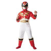 Rubies Power Rangers Red Ranger Muscle Chest Costume - Age 5-6