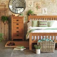 Rustic Oak 6ft Super King Bed