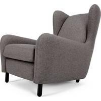 rubens wingback armchair nickel grey