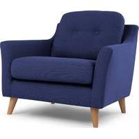 Rufus Armchair, Dark Cobalt Blue