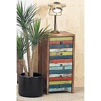 RUSTIC HAITI WOODEN CHEST OF DRAWERS