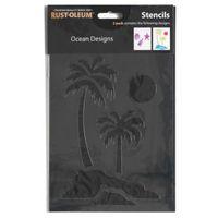 rust oleum ocean stencil pack of 2