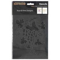 Rust-Oleum Rose Stencil Pack of 2