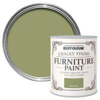 Rust-Oleum Sage Green Matt Furniture Paint 750ml
