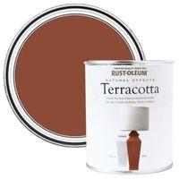 rust oleum terracotta matt natural effect paint 250ml