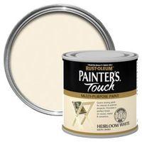Rust-Oleum Painter\'s Touch Interior & Exterior Heirloom White Satin Multipurpose Paint 250ml