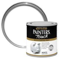 Rust-Oleum Painter\'s Touch Interior & Exterior White Gloss Multipurpose Paint 250ml