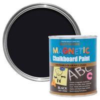Rust-Oleum Black Magnetic Matt Chalkboard Paint 750ml