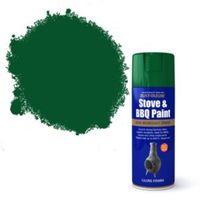 Rust-Oleum Green Matt Stove & BBQ Spray Paint 400 ml