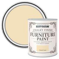 Rust-Oleum Clotted Cream Flat Matt Furniture Paint 2.5L