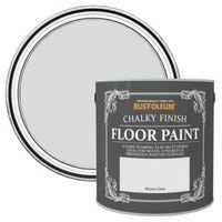 Rust-Oleum Winter Grey Flat Matt Floor Paint 2.5L