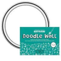 rust oleum doodle wall clear dry erase paint kit 500ml