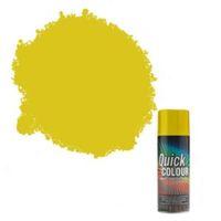 Rust-Oleum Quick Colour Yellow Gloss Multi Surface Spray Paint 400 ml