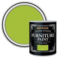 rust oleum key lime gloss furniture paint 750ml