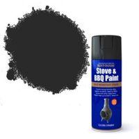 rust oleum black matt stove bbq spray paint 400 ml