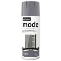 rust oleum mode charcoal gloss premium quality spray paint 400 ml