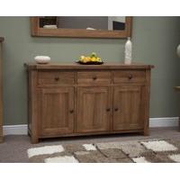 rustic 140cm oak sideboard