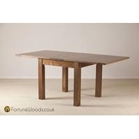 Rustic Oak Dining Table - 3ft Flip Top Extending