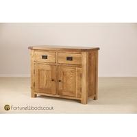 rustic oak dresser base 3ft