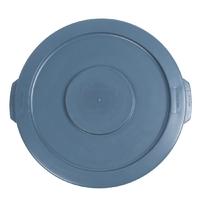 rubbermaid brute snap on lid grey 379ltr