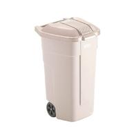 rubbermaid mobile container 100ltr beige lid