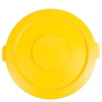 rubbermaid brute snap on lid yellow