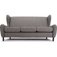 rubens 3 seater sofa nickel grey