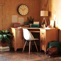 Rustic Oak Corner Computer Desk