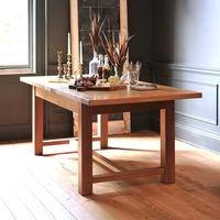 Rustic Oak 180-220-260cm Ext. Dining Table