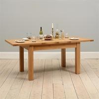 Rustic Oak 132-162-192cm Ext. Dining Table