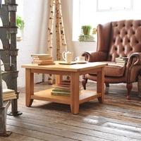 Rustic Oak Large Square Coffee Table