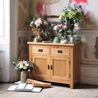 Rustic Oak Small Sideboard