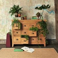 Rustic Oak Multi Drawer Sideboard