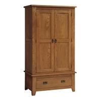 rustic oak gents wardrobe