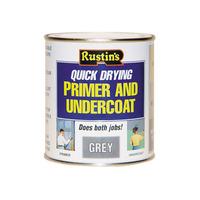 Rustins GYPU2500 Quick Dry Primer & Undercoat Grey 2.5 Litre