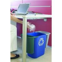 Rubbermaid (26.6L) Medium Deskside Recycling Container (Blue) with Universal Recycle Symbol